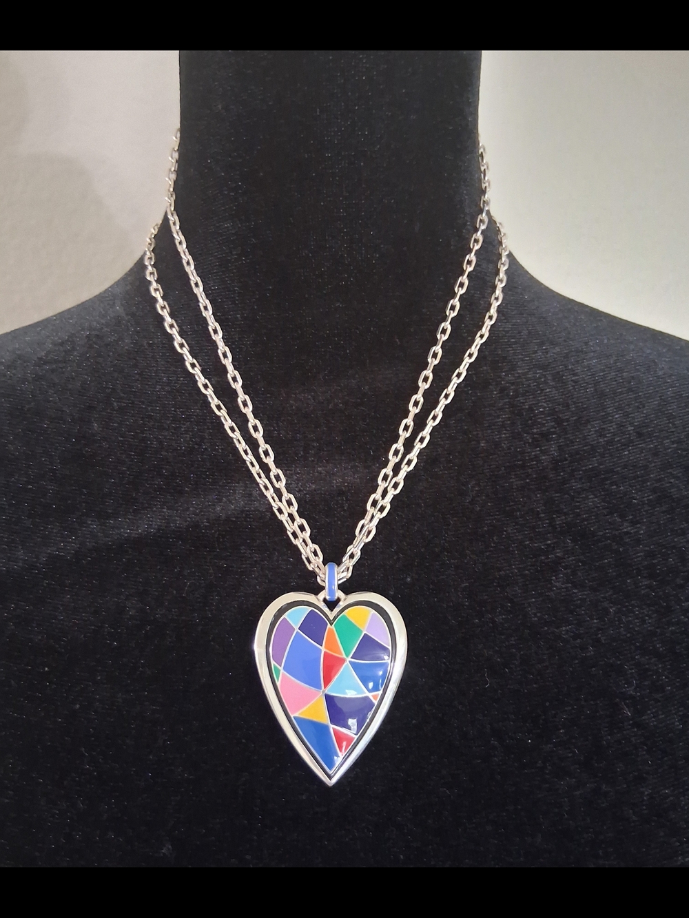Brighton Colormix Heart Convertible Reversible Pendant Necklace
